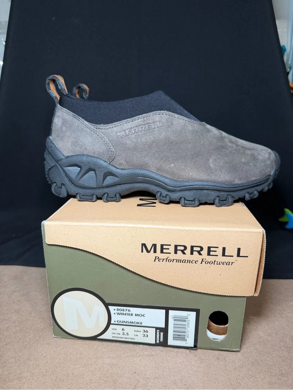 Women Size 6 Merrell Winter Moc Gunsmoke 80876 Original Box